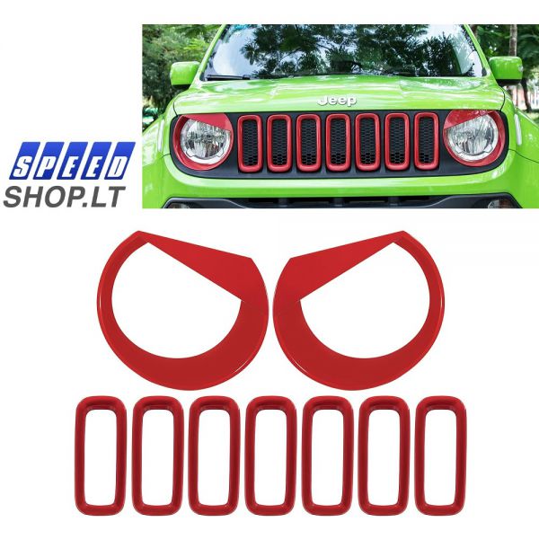 JEEP Renegade grotelių apdaila